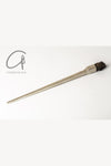 Parts of Four Chopstick Gem Hairpin Series Collection PS4-1336-1-MA+NS-YGCYGGCSM Matte Sterling Silver + Noble GraphitePPOF4
